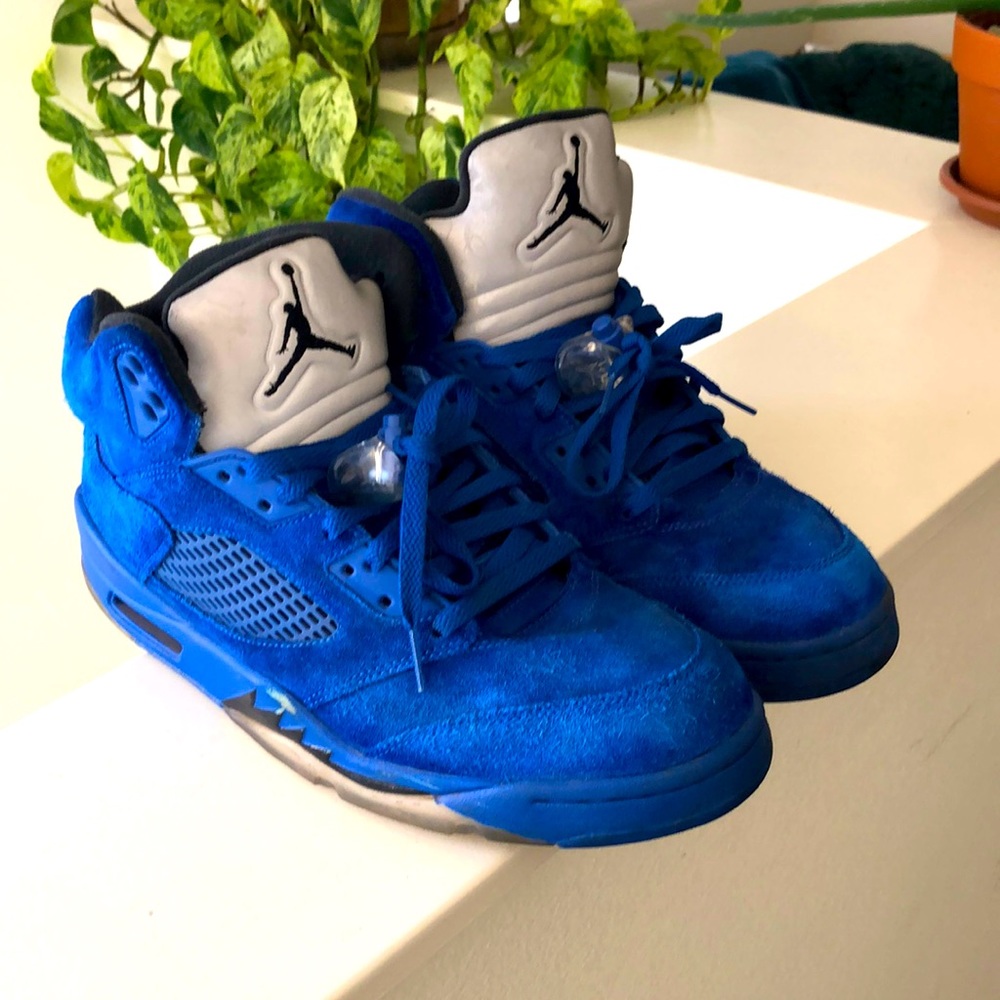 Air Jordan 5 Blue Suede 2017 release